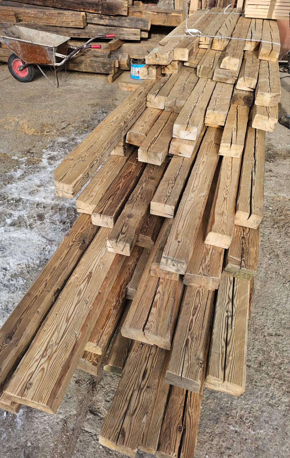 Sale of old wood