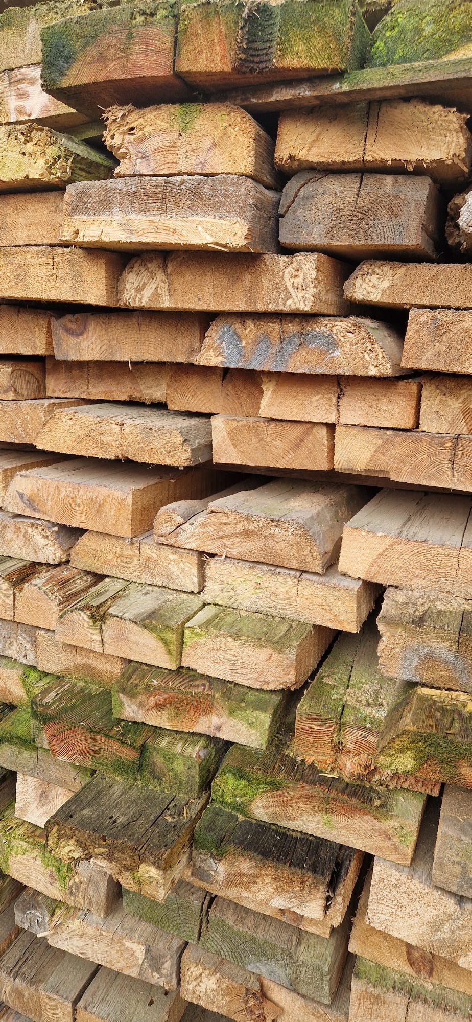 Hand hewn boards