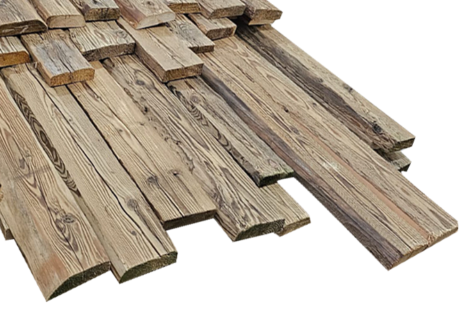 Hand hewn boards